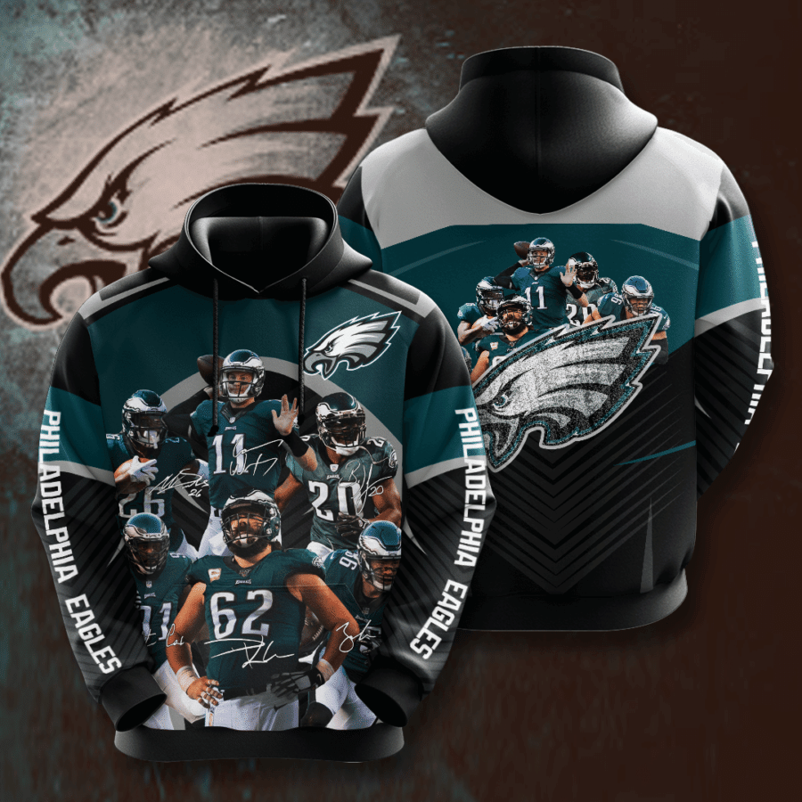 Philadelphia Eagles 3D Hoodie - e22a184e68b9 Philadelphia Eagles 3D Hoodie - e22a184e68b9