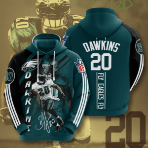 Philadelphia Eagles Brian Dawkins 3D Hoodie Sweatshirt For Fans Men Women All Over Printed Hoodie - e931a80c0270