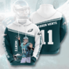 Philadelphia Eagles Carson Wentz 11 3D Hoodie - 79838cf8eb20