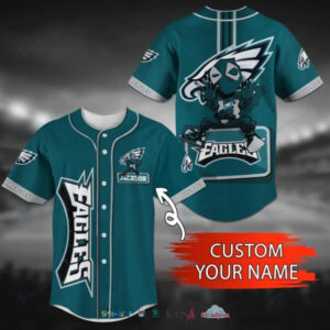 Philadelphia Eagles Deadpool Personalized Baseball Jersey Shirt