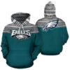 Philadelphia Eagles Ncaa Football Maori Tattoo Light Blue 3d Hoodie For Men For Women Philadelphia Eagles All Over Printed Hoodie. Philadelphia Eagles 3d Shirt - 22129c467cb7