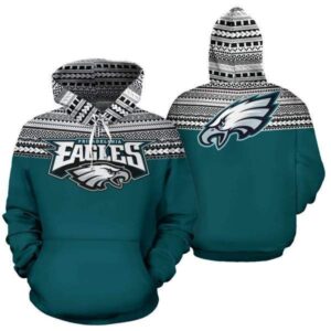 Philadelphia Eagles Ncaa Football Maori Tattoo Light Blue 3d Hoodie For Men For Women Philadelphia Eagles All Over Printed Hoodie. Philadelphia Eagles 3d Shirt - 22129c467cb7