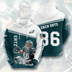 Philadelphia Eagles Ncaa Football Zach Ertz 3D Hoodie Sweatshirt For Fans Men Women Philadelphia Eagles All Over Printed Hoodie. Philadelphia Eagles 3D Full Printing Shirt - 9b5cc8592674