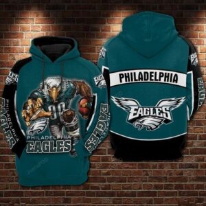 Philadelphia Eagles Nfl Football Big Logo 3d Hoodie For Men For Women Philadelphia Eagles All Over Printed Hoodie. Philadelphia Eagles 3d Full Printing Shirt - edc17c1a6a78