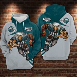 Philadelphia Eagles Nfl Football Big Logo 3d Hoodie For Men For Women Philadelphia Eagles All Over Printed Hoodie. Philadelphia Eagles 3d Shirt - 623fd0b7687e