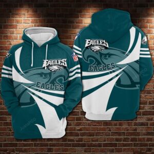 Philadelphia Eagles Nfl Football Big Logo 3d Hoodie For Men For Women Philadelphia Eagles All Over Printed Hoodie. Philadelphia Eagles 3d Shirt - e4c7cc5c9499