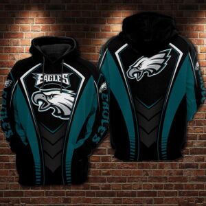Philadelphia Eagles Nfl Football Black 3D Hoodie For Men For Women Philadelphia Eagles All Over Printed Hoodie. Philadelphia Eagles 3D Full Printing Shirt - d00a9e752946