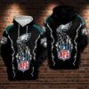 Philadelphia Eagles Nfl Football Claws 3d Hoodie For Men For Women Philadelphia Eagles All Over Printed Hoodie. Philadelphia Eagles 3d Full Printing Shirt - 255701532221