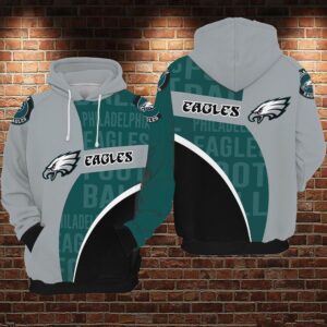Philadelphia Eagles Nfl Football Gray 3D Hoodie Sweatshirt For Fans Men Women Philadelphia Eagles All Over Printed Hoodie. Philadelphia Eagles 3D Full Printing Shirt - 7e424691bd8a