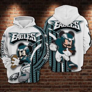 Philadelphia Eagles Nfl Football Mickey 3D Hoodie For Men For Women Philadelphia Eagles All Over Printed Hoodie. Philadelphia Eagles 3D Full Printing Shirt - 6cb0a12b6400