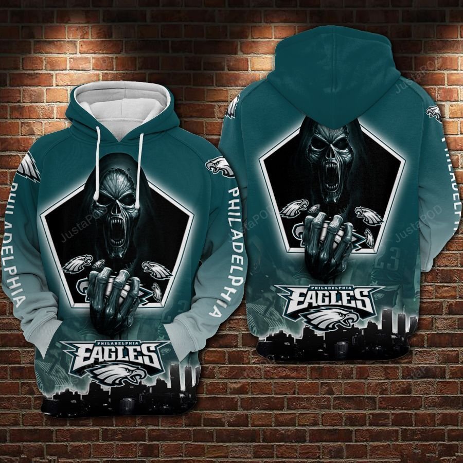 Philadelphia Eagles Nfl Football Skull Death 3d Hoodie For Men For Women Philadelphia Eagles All Over Printed Hoodie. Philadelphia Eagles 3d Shirt - b88dca8f8e9b Philadelphia Eagles Nfl Football Skull Death 3d Hoodie For Men For Women Philadelphia Eagles All Over Printed Hoodie. Philadelphia Eagles 3d Shirt - b88dca8f8e9b