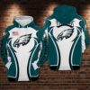 Philadelphia Eagles Nfl Football White 3d Hoodie For Men For Women Philadelphia Eagles All Over Printed Hoodie. Philadelphia Eagles 3d Full Printing Shirt - 9b312315578e
