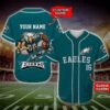Philadelphia Eagles Nfl Personalized Baseball Jersey