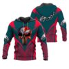 Philadelphia Eagles Skull 3D Hoodie Sweatshirt For Fans Men Women All Over Printed Hoodie - 76ed4e636ccf