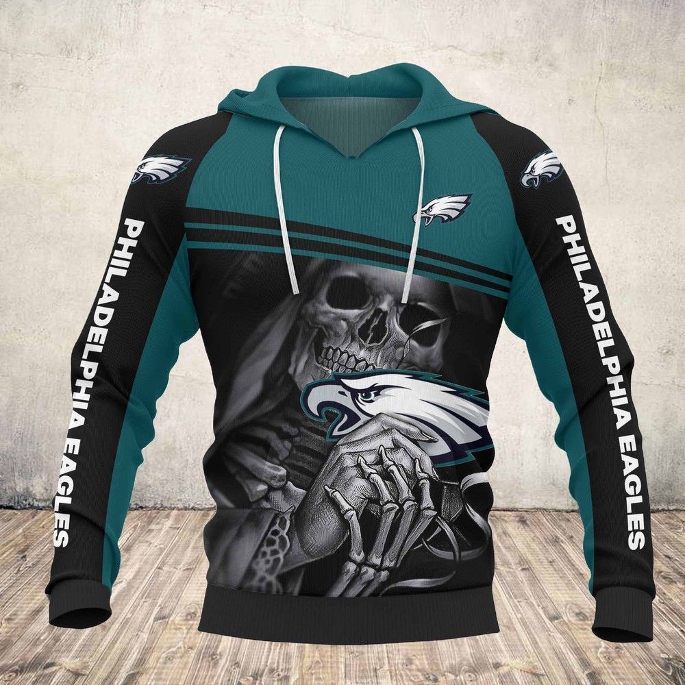 Philadelphia Eagles Skull Hoodie 041019 3D Hoodie For Men For Women All Over Printed Hoodie - 3dc700ac68f1 Philadelphia Eagles Skull Hoodie 041019 3D Hoodie For Men For Women All Over Printed Hoodie - 3dc700ac68f1