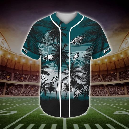 Philadelphia Eagles Tropical Baseball Jersey Philadelphia Eagles Tropical Baseball Jersey