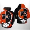 Philadelphia Flyers NHL Grateful Dead 3D Printed Hoodie/Zipper Hoodie - 72bc3c96bfe8