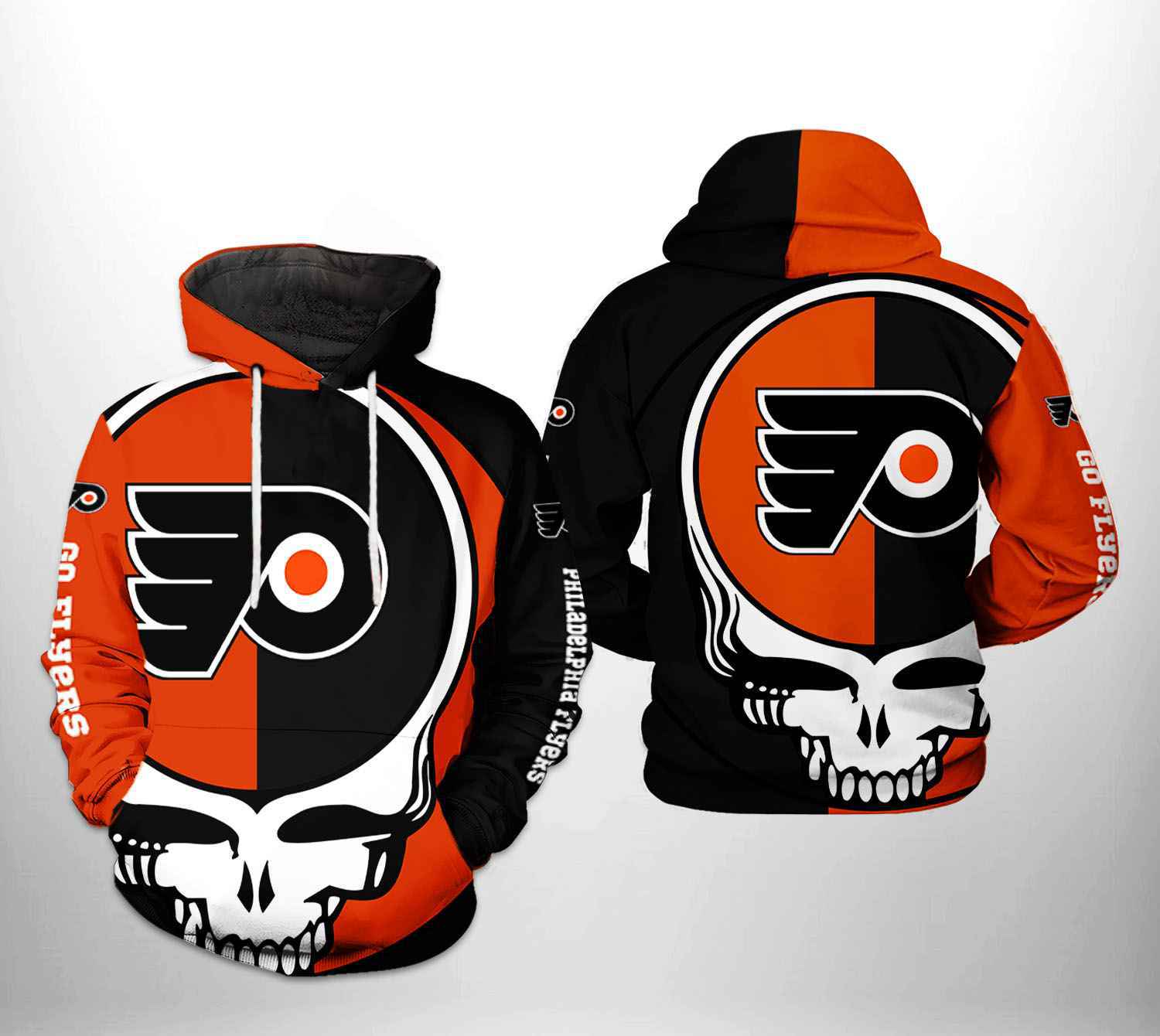 Philadelphia Flyers NHL Grateful Dead 3D Printed Hoodie/Zipper Hoodie - 72bc3c96bfe8 Philadelphia Flyers NHL Grateful Dead 3D Printed Hoodie/Zipper Hoodie - 72bc3c96bfe8