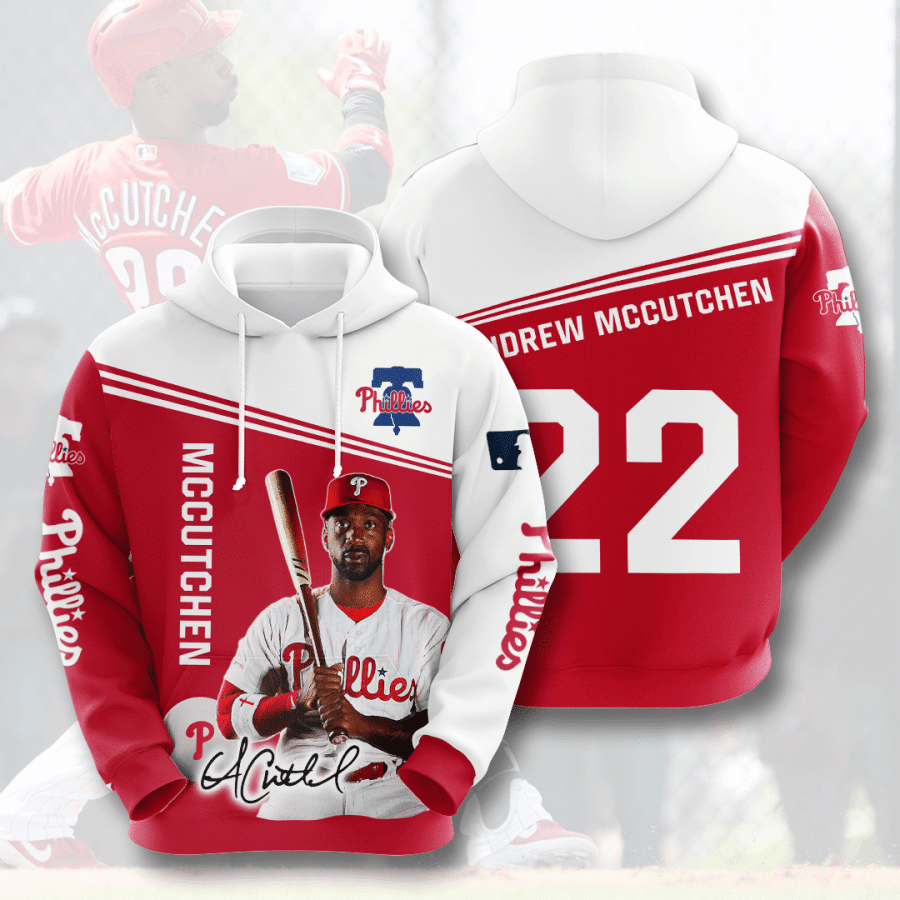 Philadelphia Phillies Andrew Mccutchen 3D Hoodie Sweatshirt For Fans Men Women All Over Printed Hoodie - 1cc7fb6a6f98 Philadelphia Phillies Andrew Mccutchen 3D Hoodie Sweatshirt For Fans Men Women All Over Printed Hoodie - 1cc7fb6a6f98