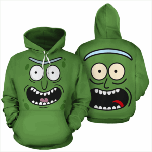 Pickle Rick Pullover And Zip Pered Hoodies Custom 3D Pickle Rick Graphic Printed 3D Hoodie All Over Print Hoodie For Men For Women - e8318726c9ad