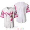 Piglet Pig Winnie The Pooh All Over Print Pinstripe White Baseball Jersey