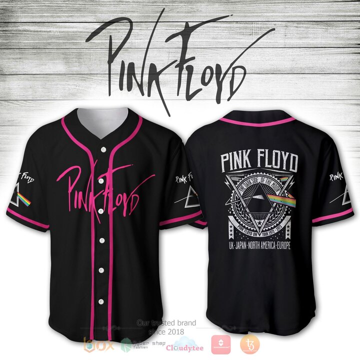 Pink Floyd Uk Japan North America Europe Baseball Jersey Shirt Pink Floyd Uk Japan North America Europe Baseball Jersey Shirt