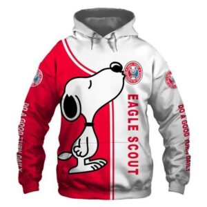 Piperstars Snoopy Eagle Scouts Pullover And Zippered Hoodies Custom 3D Graphic Printed 3D Hoodie All Over Print Hoodie For Men For Women - 4a45f4c329c6