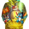Pirates Totoro Mickey Pikachu Stitch Pullover And Zip Pered Hoodies Custom 3D Graphic Printed 3D Hoodie All Over Print Hoodie For Men For Women - 07c4c1dd0ca3