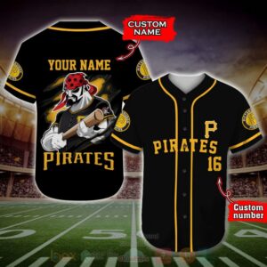 Pittsburgh Pirates Mlb Personalized Baseball Jersey
