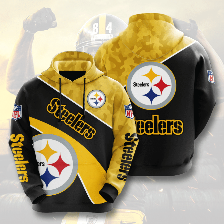 Pittsburgh Steelers 3D Hoodie - 6e8379472363 Pittsburgh Steelers 3D Hoodie - 6e8379472363
