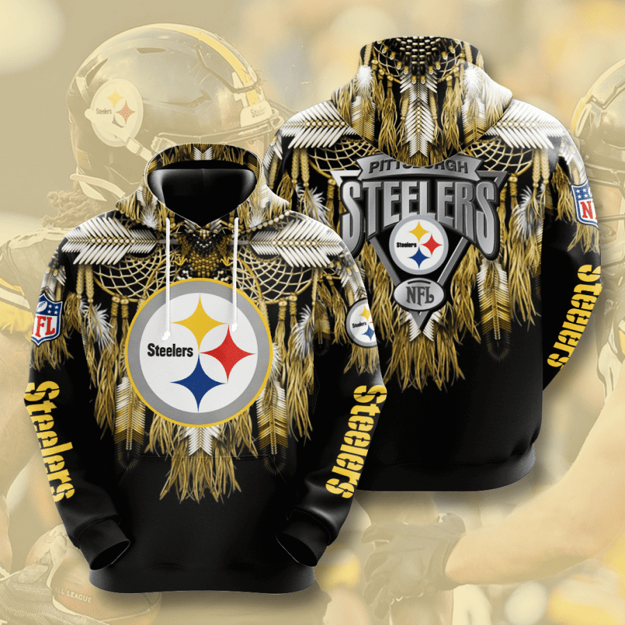 Pittsburgh Steelers 3D Hoodie - f55b47dba374 Pittsburgh Steelers 3D Hoodie - f55b47dba374