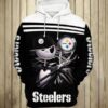 Pittsburgh Steelers 3d Jack Skellington 3D Printed Hoodie/Zipper Hoodie - 998086fd8879
