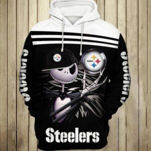 Pittsburgh Steelers 3d Jack Skellington 3D Printed Hoodie/Zipper Hoodie - 998086fd8879