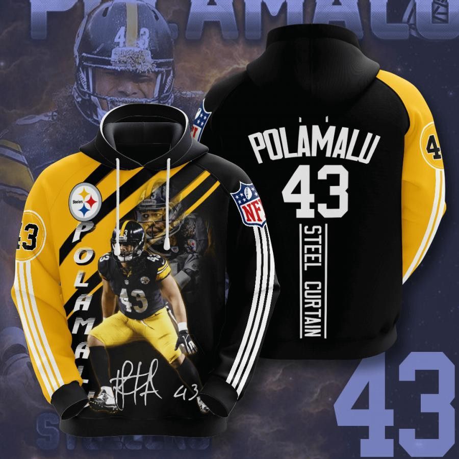 Pittsburgh Steelers 43 3D Hoodie For Men For Women All Over Printed Hoodie - 90263693b058 Pittsburgh Steelers 43 3D Hoodie For Men For Women All Over Printed Hoodie - 90263693b058