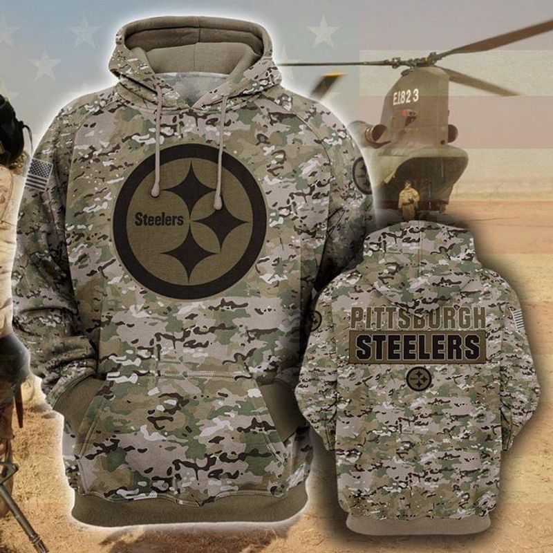 Pittsburgh Steelers Camo 3D Hoodie For Men For Women All Over Printed Hoodie - 1eba68b79495 Pittsburgh Steelers Camo 3D Hoodie For Men For Women All Over Printed Hoodie - 1eba68b79495