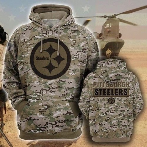 Pittsburgh Steelers Camo 3d Hoodie For Men For Women All Over Printed Hoodie - 01fcfe388100 Pittsburgh Steelers Camo 3d Hoodie For Men For Women All Over Printed Hoodie - 01fcfe388100