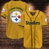 Pittsburgh Steelers Custom Name Baseball Jersey