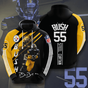 Pittsburgh Steelers Devin Bush 3D Hoodie Sweatshirt For Fans Men Women All Over Printed Hoodie - 3217857884f3