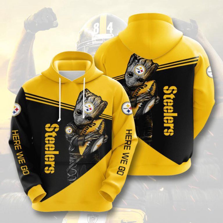 Pittsburgh Steelers Groot 3D Hoodie For Men For Women All Over Printed Hoodie - cea79aa303a2 Pittsburgh Steelers Groot 3D Hoodie For Men For Women All Over Printed Hoodie - cea79aa303a2
