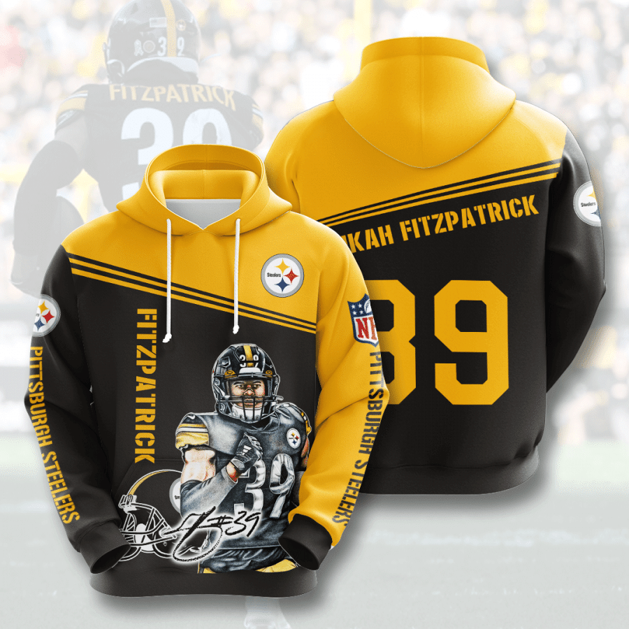 Pittsburgh Steelers Minkah Fitzpatrick 39 3D Hoodie - 94c2980cc5d7 Pittsburgh Steelers Minkah Fitzpatrick 39 3D Hoodie - 94c2980cc5d7