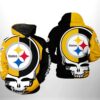 Pittsburgh Steelers NFL Grateful Dead 3D Printed Hoodie/Zipper Hoodie - 5c369d7813c3