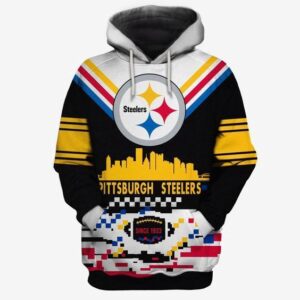 Pittsburgh Steelers Ncaa Football Colorful 3D Hoodie For Men For Women Pittsburgh Steelers All Over Printed Hoodie. Pittsburgh Steelers 3D Full Printing Shirt - 723d9b735d33