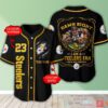 Pittsburgh Steelers Nfl 3D Personalized Baseball Jersey Shirt