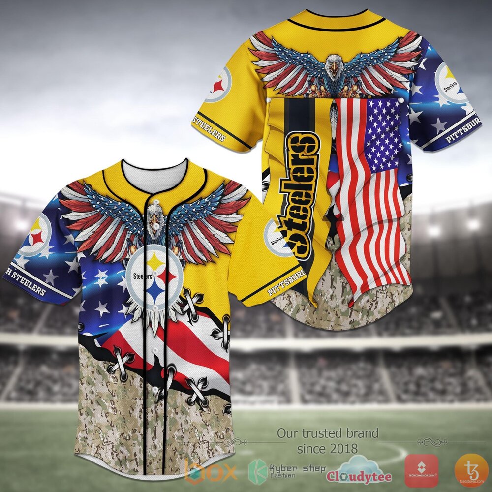 Pittsburgh Steelers Nfl Baseball Jersey Shirt Pittsburgh Steelers Nfl Baseball Jersey Shirt