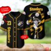 Pittsburgh Steelers Nfl Personalized Baseball Jersey Shirt