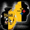 Pittsburgh Steelers Snoopy All Over Print 3D Hoodie For Men And Women - b2007fcf50c0