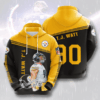 Pittsburgh Steelers T.J. Watt 3D Hoodie Sweatshirt For Fans Men Women All Over Printed Hoodie - 880440fe34d3