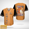 Pkm Charizard Vmanx Custom Name Baseball Jersey Shirt