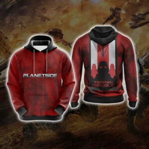 Planetside - Terran Republic Unisex 3D Hoodie All Over Print Hoodie2039 - bdfb82390b5a