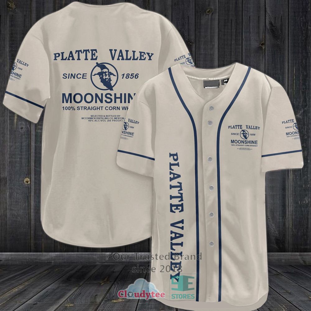 Platte Valley Moonshine Baseball Jersey Shirt Platte Valley Moonshine Baseball Jersey Shirt
